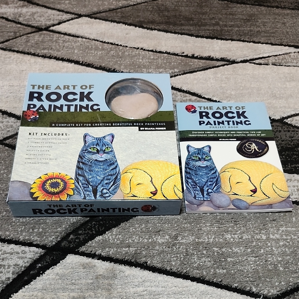THE ART OF ROCK PAINTING KIT BY DIANA FISHER